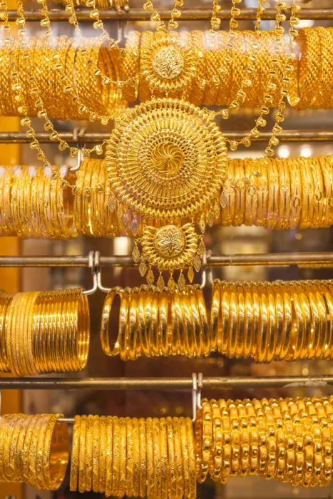 Framed Print : UAE, Dubai, Deira, Gold Souk, gold jewelry Framed Print : UAE, Dubai, Deira, Gold Souk, gold jewelry