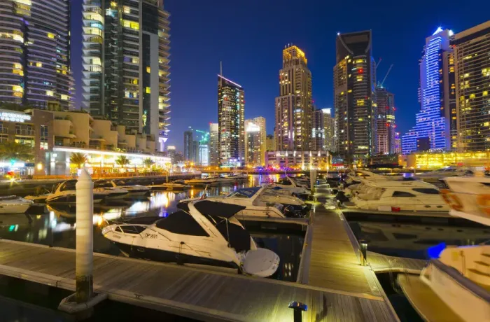 Framed Print : UAE, Dubai, Dubai Marina Framed Print : UAE, Dubai, Dubai Marina