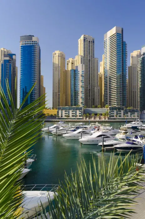 Framed Print : UAE, Dubai, Dubai Marina Framed Print : UAE, Dubai, Dubai Marina