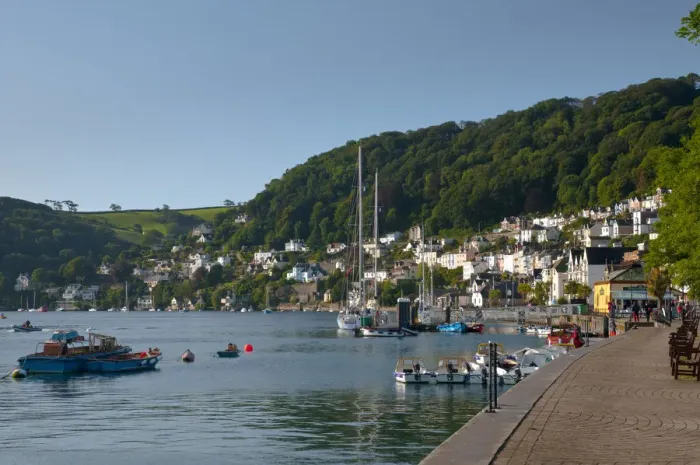 Framed Print : UK, Devon, Dartmouth, River Dart Framed Print : UK, Devon, Dartmouth, River Dart