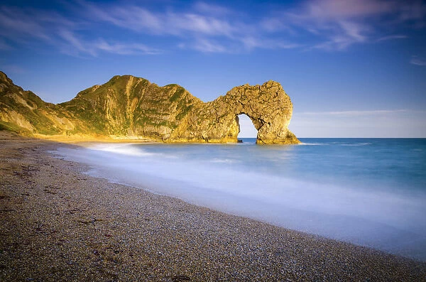 UK, Dorset, Jurassic Coast, Durdle Door rock arch