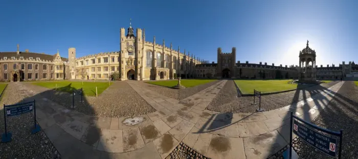 Framed Print : UK, England, Cambridge, Cambridge University, Trinity College, Great Court Framed Print : UK, England, Cambridge, Cambridge University, Trinity College, Great Court