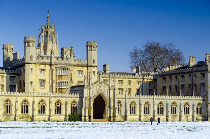 Framed Print : UK, England, Cambridge, St. Johns College
