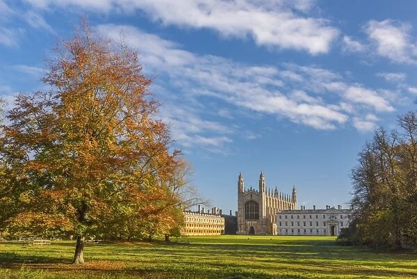 UK, England, Cambridgeshire, Cambridge, The Backs, Kings College, Kings College Chapel