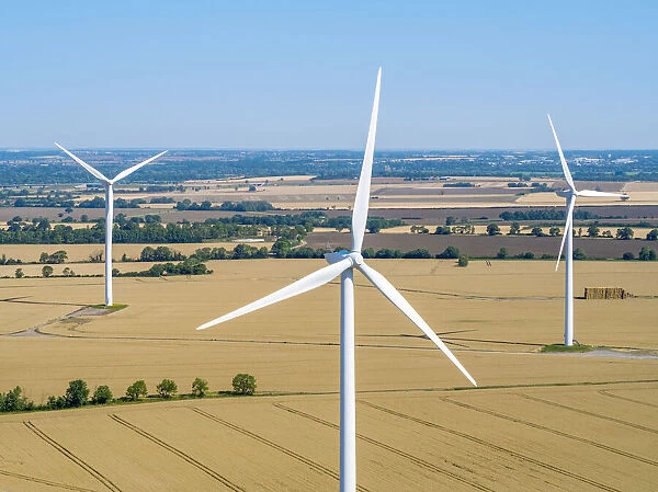 UK, England, Cambridgeshire, Cotton Farm Wind Farm