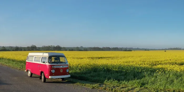 Framed Print : UK, England, Cambridgeshire, Volkswagen Type 2 Campervan Framed Print : UK, England, Cambridgeshire, Volkswagen Type 2 Campervan