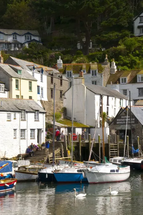 Framed Print : UK, England, Cornwall, Polperro Framed Print : UK, England, Cornwall, Polperro