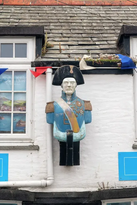 Framed Print : UK, England, Cornwall, Port Isaac, Lord Nelson Figurehead Framed Print : UK, England, Cornwall, Port Isaac, Lord Nelson Figurehead