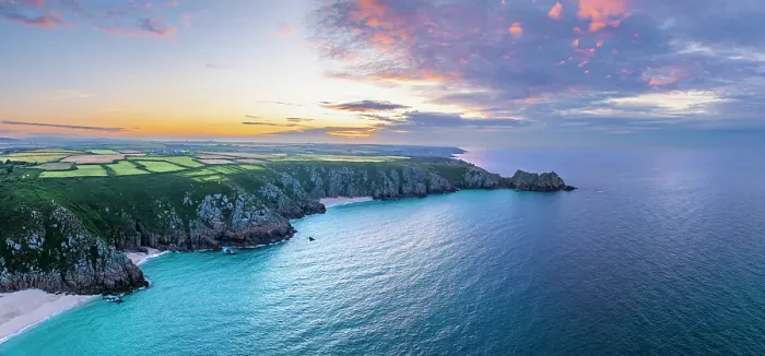 Framed Print : UK, England, Cornwall, Porthcurno, Minack Theatre, Porthcurno Beach, Green Bay Beach, Pedn Vounder Beach and Logan Rock Headland Framed Print : UK, England, Cornwall, Porthcurno, Minack Theatre, Porthcurno Beach, Green Bay Beach, Pedn Vounder Beach and Logan Rock Headland