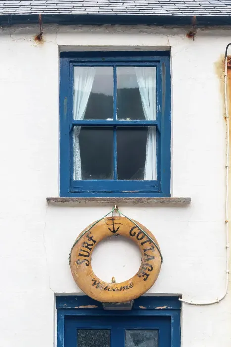 Framed Print : UK, England, Cornwall, Trebarwith Beach, Cottage Framed Print : UK, England, Cornwall, Trebarwith Beach, Cottage