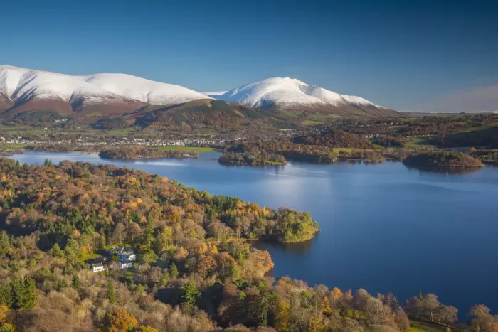 Framed Print : UK, England, Cumbria, Lake District, Derwentwater, Blencathra Mountain above Keswick Framed Print : UK, England, Cumbria, Lake District, Derwentwater, Blencathra Mountain above Keswick