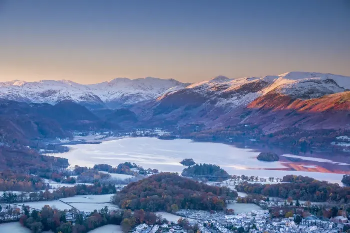 Framed Print : UK, England, Cumbria, Lake District, overlooking Keswick, Derwentwater Framed Print : UK, England, Cumbria, Lake District, overlooking Keswick, Derwentwater