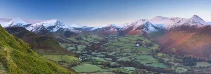 Framed Print : UK, England, Cumbria, Lake District, Newlands Valley