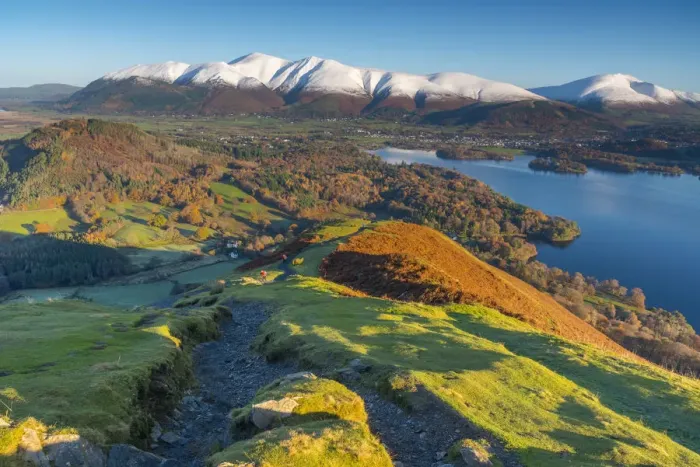 Framed Print : UK, England, Cumbria, Lake District, Derwentwater, Skiddaw and Blencathra mountains Framed Print : UK, England, Cumbria, Lake District, Derwentwater, Skiddaw and Blencathra mountains