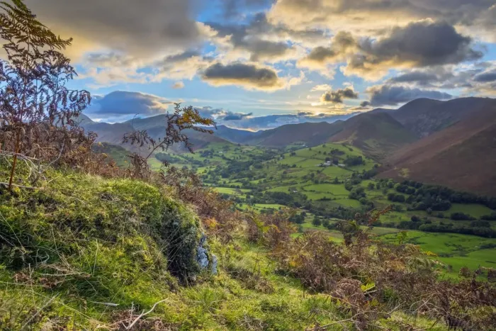 Framed Print : UK, England, Cumbria, Lake District, Newlands Valley Framed Print : UK, England, Cumbria, Lake District, Newlands Valley