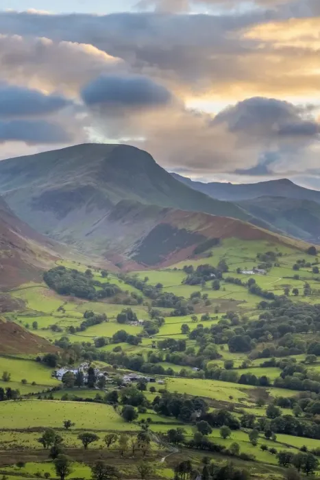 Framed Print : UK, England, Cumbria, Lake District, Newlands Valley Framed Print : UK, England, Cumbria, Lake District, Newlands Valley