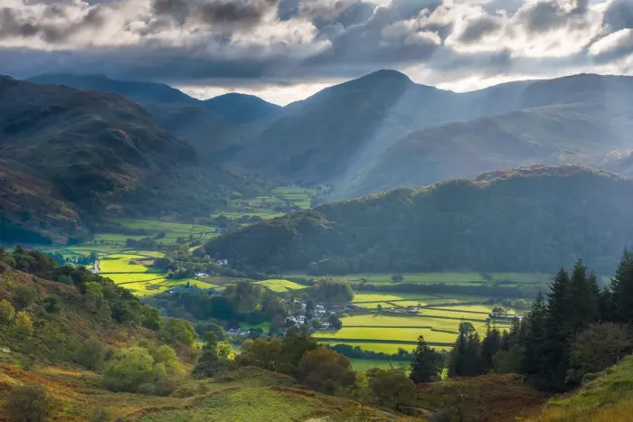Framed Print : UK, England, Cumbria, Lake District, Borrowdale, Rosthwaite Framed Print : UK, England, Cumbria, Lake District, Borrowdale, Rosthwaite