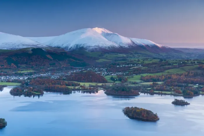 Framed Print : UK, England, Cumbria, Lake District, Derwentwater, Blencathra Mountain above Keswick Framed Print : UK, England, Cumbria, Lake District, Derwentwater, Blencathra Mountain above Keswick