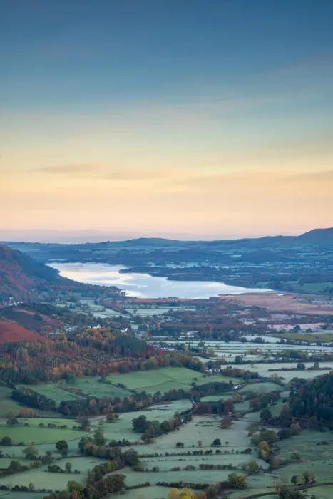 Framed Print : UK, England, Cumbria, Lake District, Bassenthwaite Lake