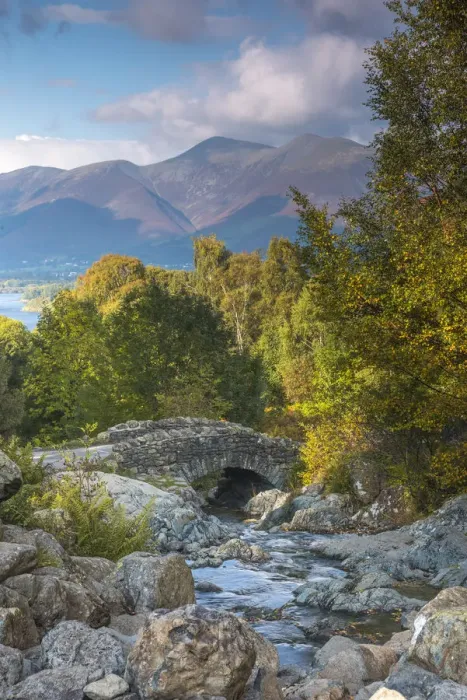 Framed Print : UK, England, Cumbria, Lake District, Ashness Bridge Framed Print : UK, England, Cumbria, Lake District, Ashness Bridge