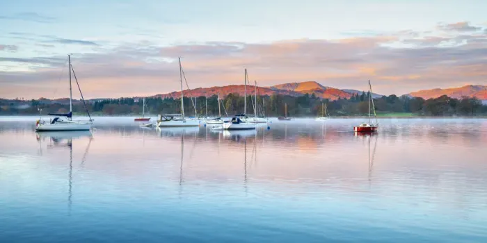 Framed Print : UK, England, Cumbria, Lake District National Park, Windermere, Ambleside