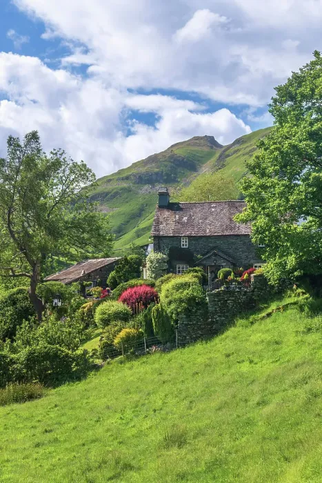 Framed Print : UK, England, Cumbria, Lake District National Park, Little Langdale Framed Print : UK, England, Cumbria, Lake District National Park, Little Langdale