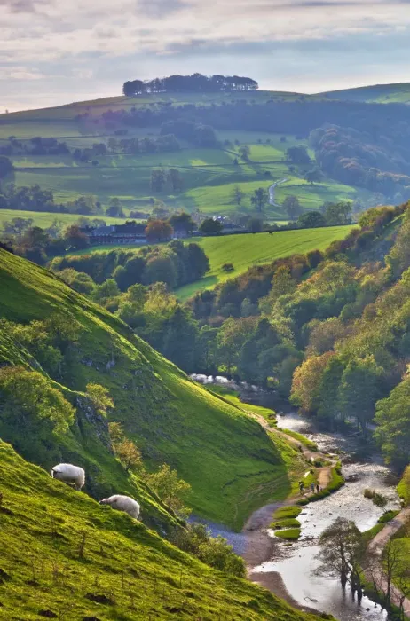 Framed Print : UK, England, Derbyshire, Peak District National Park, Dovedale Framed Print : UK, England, Derbyshire, Peak District National Park, Dovedale