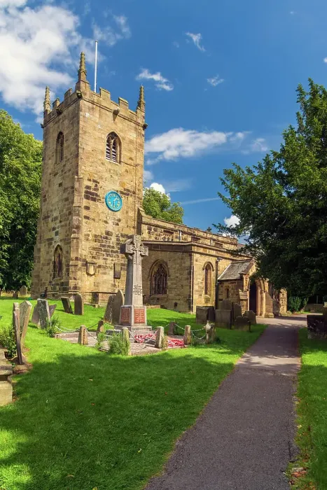 Framed Print : UK, England, Derbyshire, Peak District National Park, Derbyshire Dales, Eyam, St Lawrence's Church Framed Print : UK, England, Derbyshire, Peak District National Park, Derbyshire Dales, Eyam, St Lawrence's Church