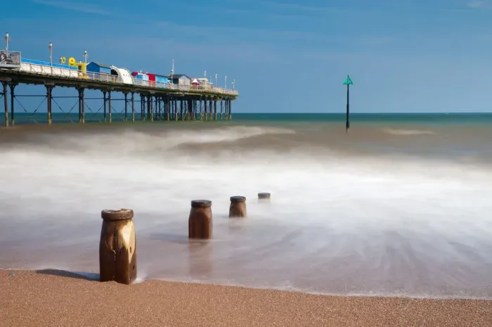 Framed Print : UK, England, Devon, Teignmouth, Teignmouth Pier Framed Print : UK, England, Devon, Teignmouth, Teignmouth Pier