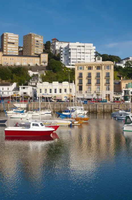 Framed Print : UK, England, Devon, Torbay, Torquay, Torquay Harbour Framed Print : UK, England, Devon, Torbay, Torquay, Torquay Harbour