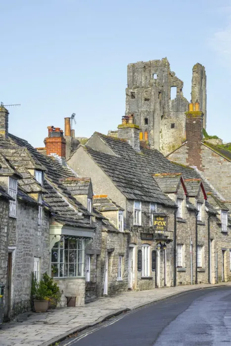 Framed Print : UK, England, Dorset, Corfe Castle Framed Print : UK, England, Dorset, Corfe Castle