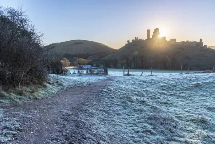 Framed Print : UK, England, Dorset, Corfe Castle