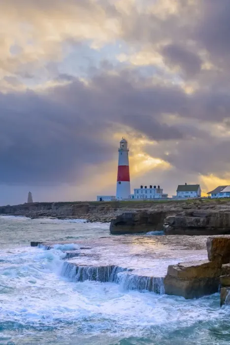 Framed Print : UK, England, Dorset, Portland Bill, Portland Bill Lighthouse Framed Print : UK, England, Dorset, Portland Bill, Portland Bill Lighthouse