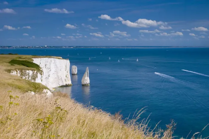 Framed Print : UK, England, Dorset, Swanage, Jurassic Coast, The Foreland or Handfast Point Framed Print : UK, England, Dorset, Swanage, Jurassic Coast, The Foreland or Handfast Point