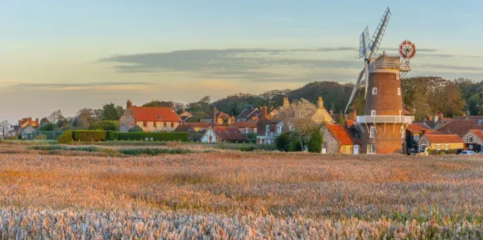 Framed Print : UK, England, East Anglia, Norfolk, Cley, Cley Windmill