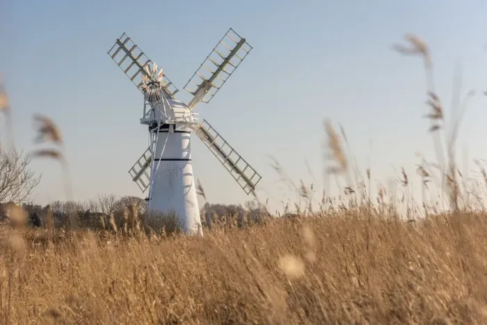 Framed Print : UK, England, East Anglia, Norfolk, Norfolk Broads, Thurne, Thurne Dyke Drainage Mill Framed Print : UK, England, East Anglia, Norfolk, Norfolk Broads, Thurne, Thurne Dyke Drainage Mill