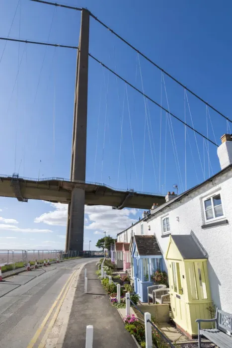 Framed Print : UK, England, East Yorkshire, Hull, Hessle, Humber Bridge over the Humber Estuary Framed Print : UK, England, East Yorkshire, Hull, Hessle, Humber Bridge over the Humber Estuary