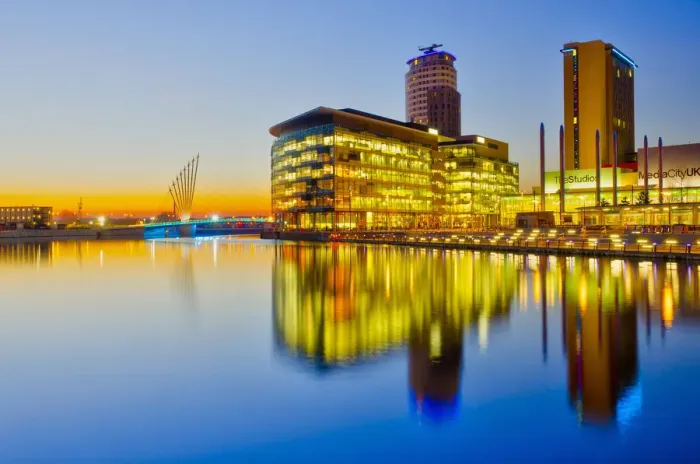Framed Print : UK, England, Greater Manchester, Salford, Salford Quays, North Bay, MediaCityUK housing Framed Print : UK, England, Greater Manchester, Salford, Salford Quays, North Bay, MediaCityUK housing