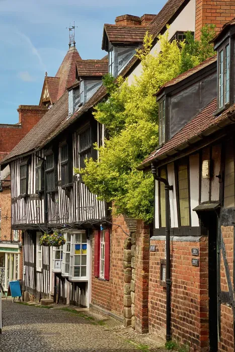 Framed Print : UK, England, Herefordshire, Ledbury, Church Street Framed Print : UK, England, Herefordshire, Ledbury, Church Street