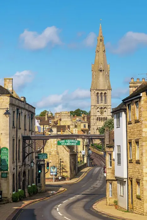 Framed Print : UK, England, Lincolnshire, Stamford, High Street St. Martins, St. Mary's Church Framed Print : UK, England, Lincolnshire, Stamford, High Street St. Martins, St. Mary's Church