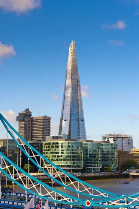 Framed Print : UK, England, London, River Thames, Tower Bridge and The Shard, by architect Renzo Piano Framed Print : UK, England, London, River Thames, Tower Bridge and The Shard, by architect Renzo Piano