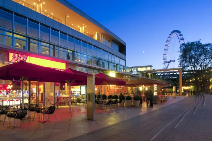 Framed Print : UK, England, London, Royal Festival Hall and London Eye Framed Print : UK, England, London, Royal Festival Hall and London Eye