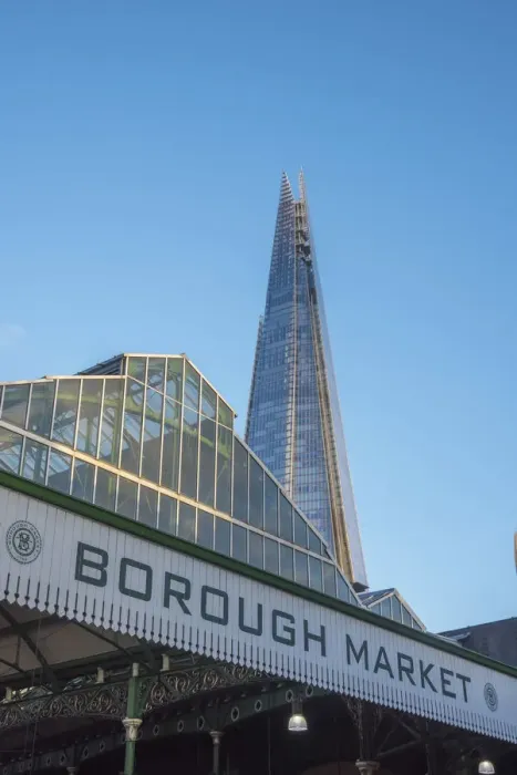 Framed Print : UK, England, London, Southwark, The Shard and Borough Market building Framed Print : UK, England, London, Southwark, The Shard and Borough Market building