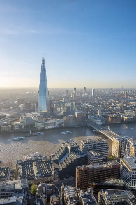 Framed Print : UK, England, London, Southwark, The Shard and River Thames Framed Print : UK, England, London, Southwark, The Shard and River Thames