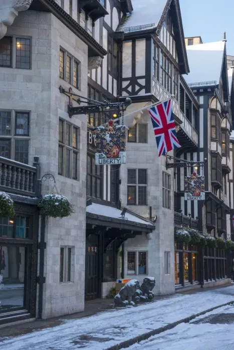 Framed Print : UK, England, London, The West End, Great Marlborough Street, Liberty Department Store Framed Print : UK, England, London, The West End, Great Marlborough Street, Liberty Department Store