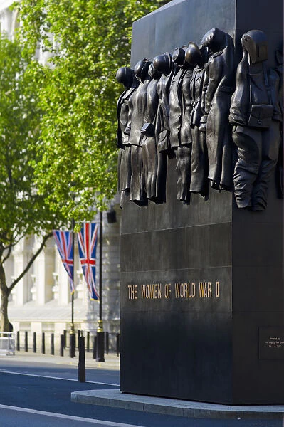 UK, England, London, Whitehall, Memorial to Women of World War II