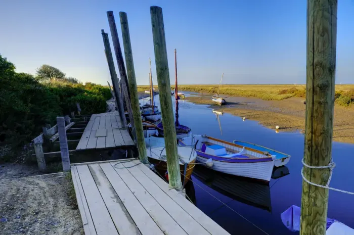 Framed Print : UK, England, Norfolk, Blakeney, Agar Creek Framed Print : UK, England, Norfolk, Blakeney, Agar Creek