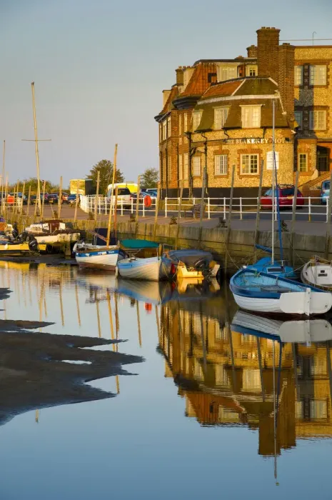 Framed Print : UK, England, Norfolk, Blakeney, The Harbour on Agar Creek Framed Print : UK, England, Norfolk, Blakeney, The Harbour on Agar Creek