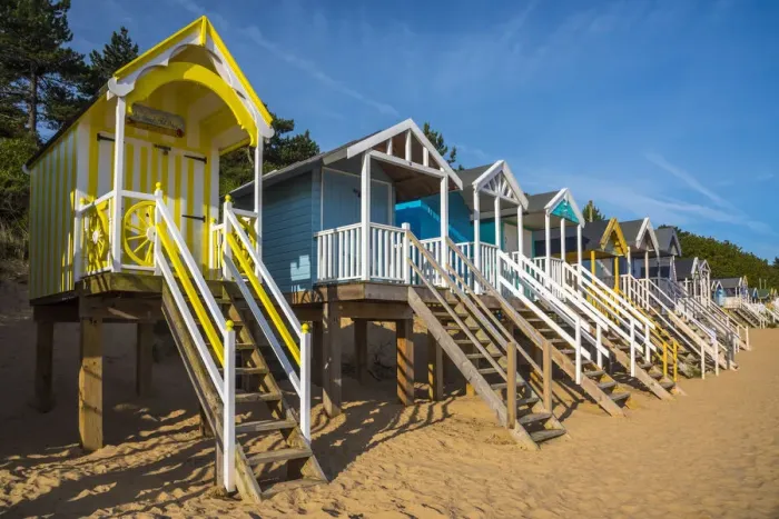 Framed Print : UK, England, Norfolk, North Norfolk, Wells-next-the-Sea Beach Framed Print : UK, England, Norfolk, North Norfolk, Wells-next-the-Sea Beach