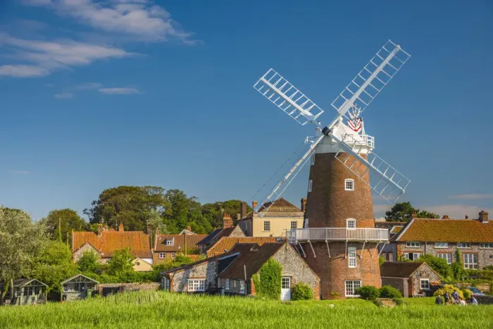 Framed Print : UK, England, Norfolk, North Norfolk, Cley-next-the-Sea, Cley Windmill